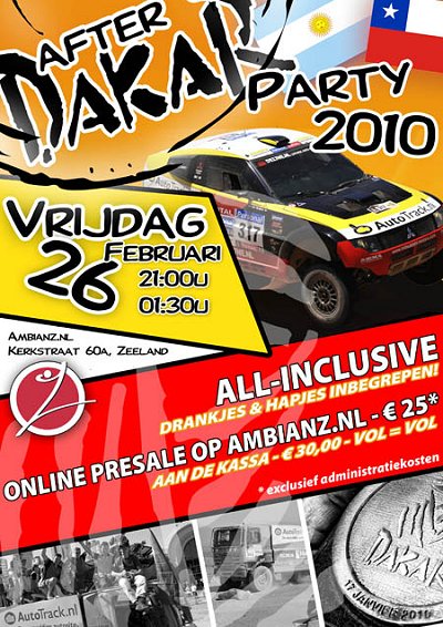 Het succesvolle Team Autotrack.nl sluit Dakar 2010 knallend af